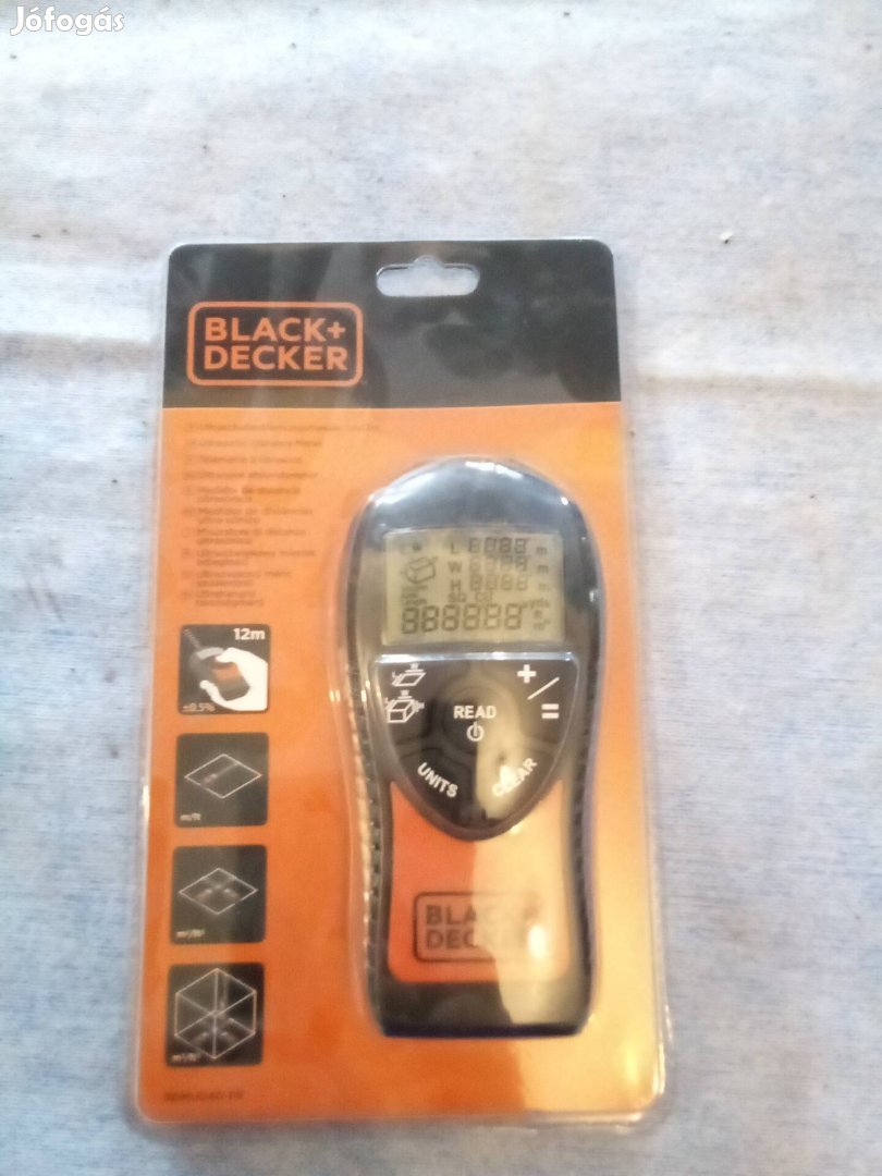 Black & Decker ultrahangos távolsagmérő, új 