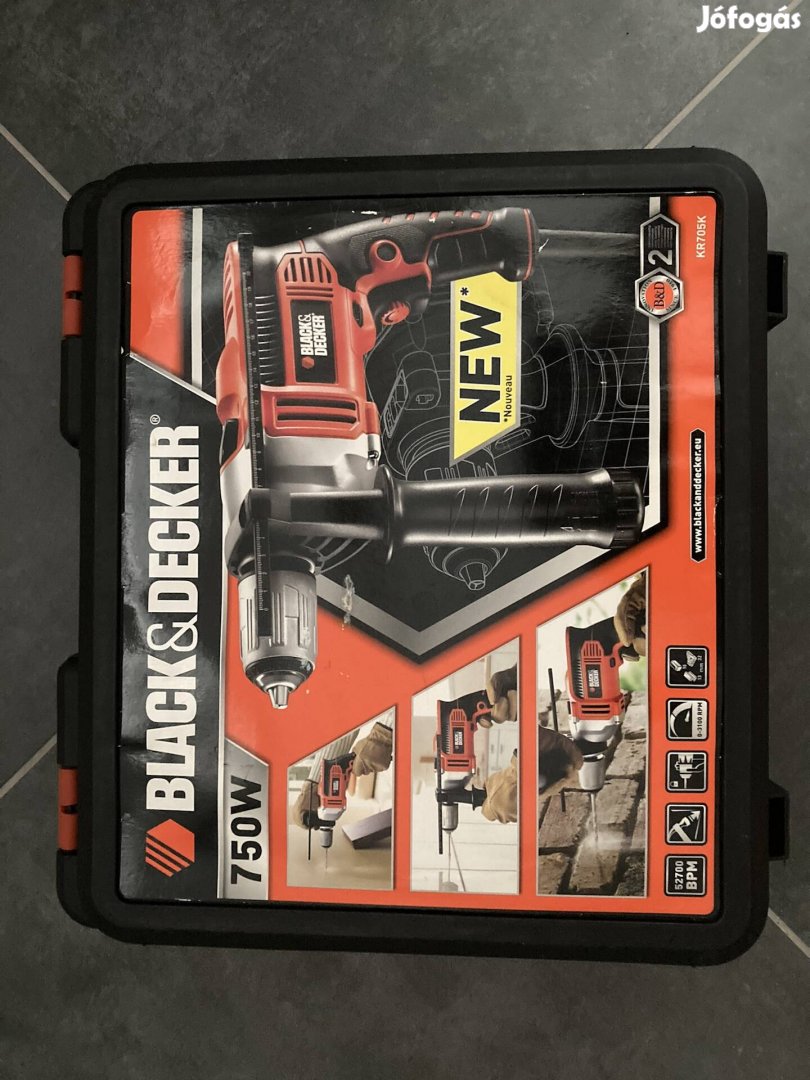 Black & Decker ütvefúró 750W