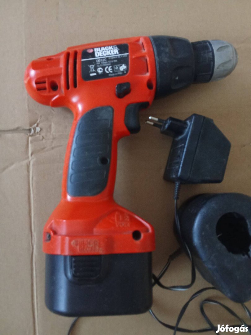 Black and Decker akkus fúró