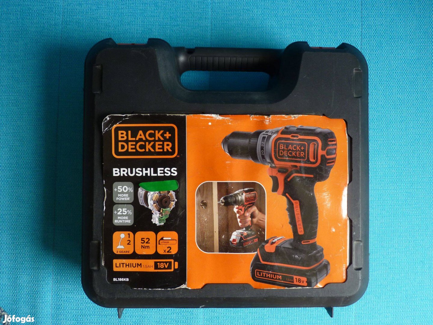 Black and Decker fúró-csavarozó szerszámos láda, koffer eladó