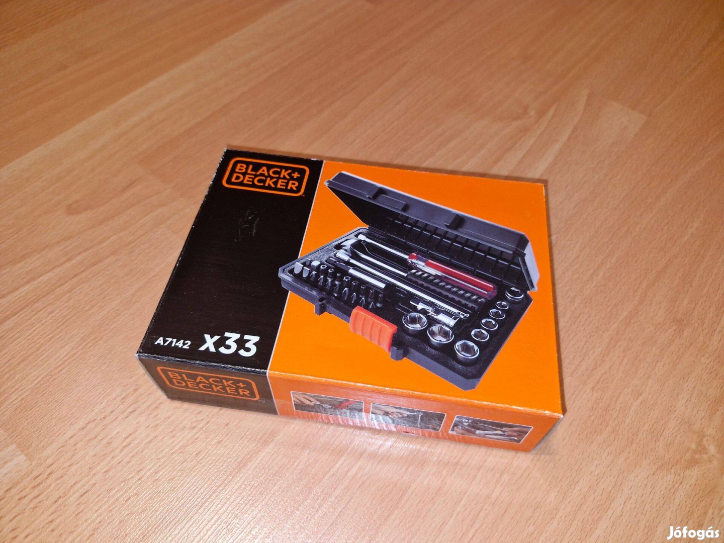 Black and Decker kulcs, csavarhúzó, bit készlet x33 új