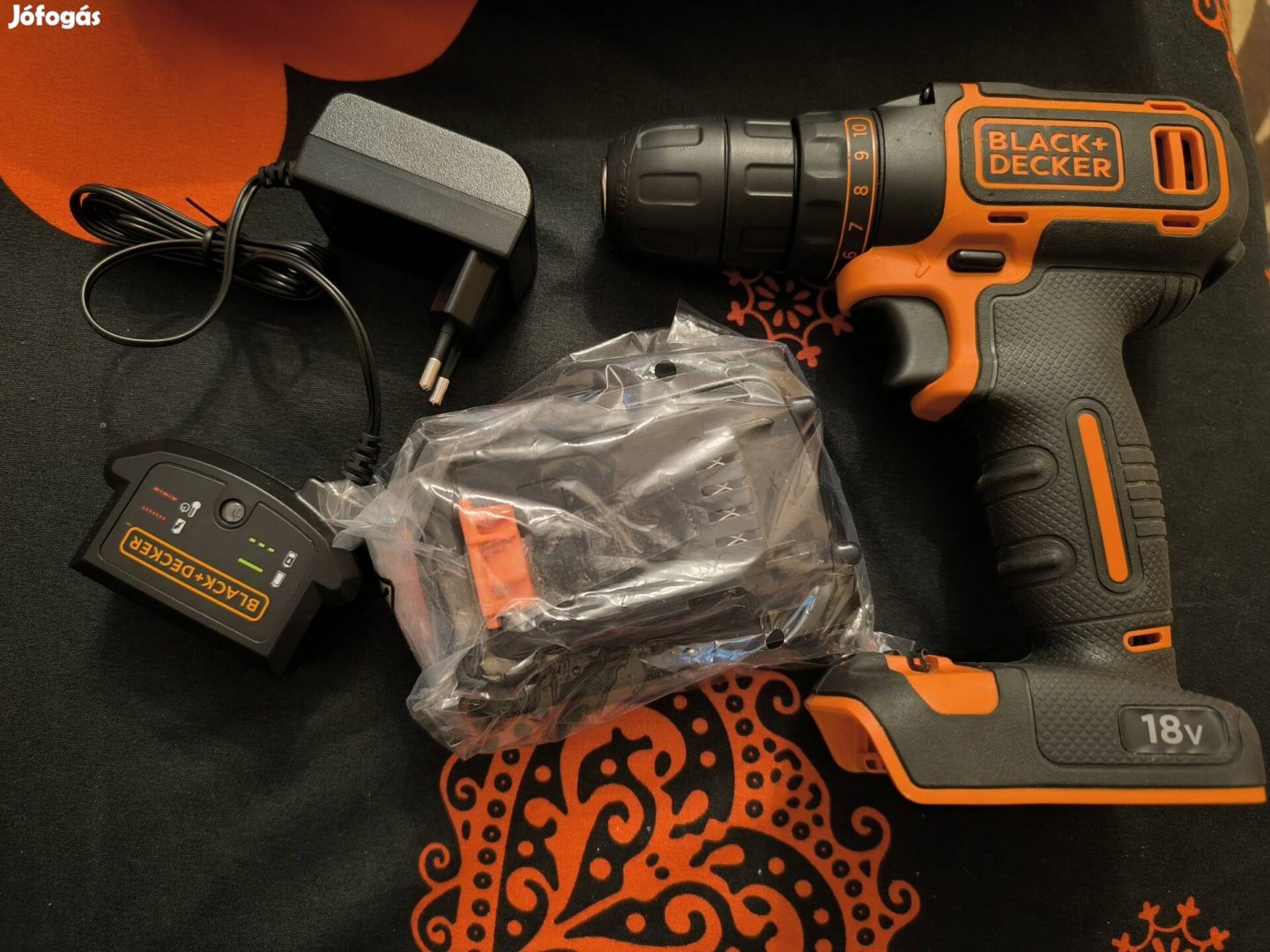 Black and decker fúró és csavarbehajtó 18V