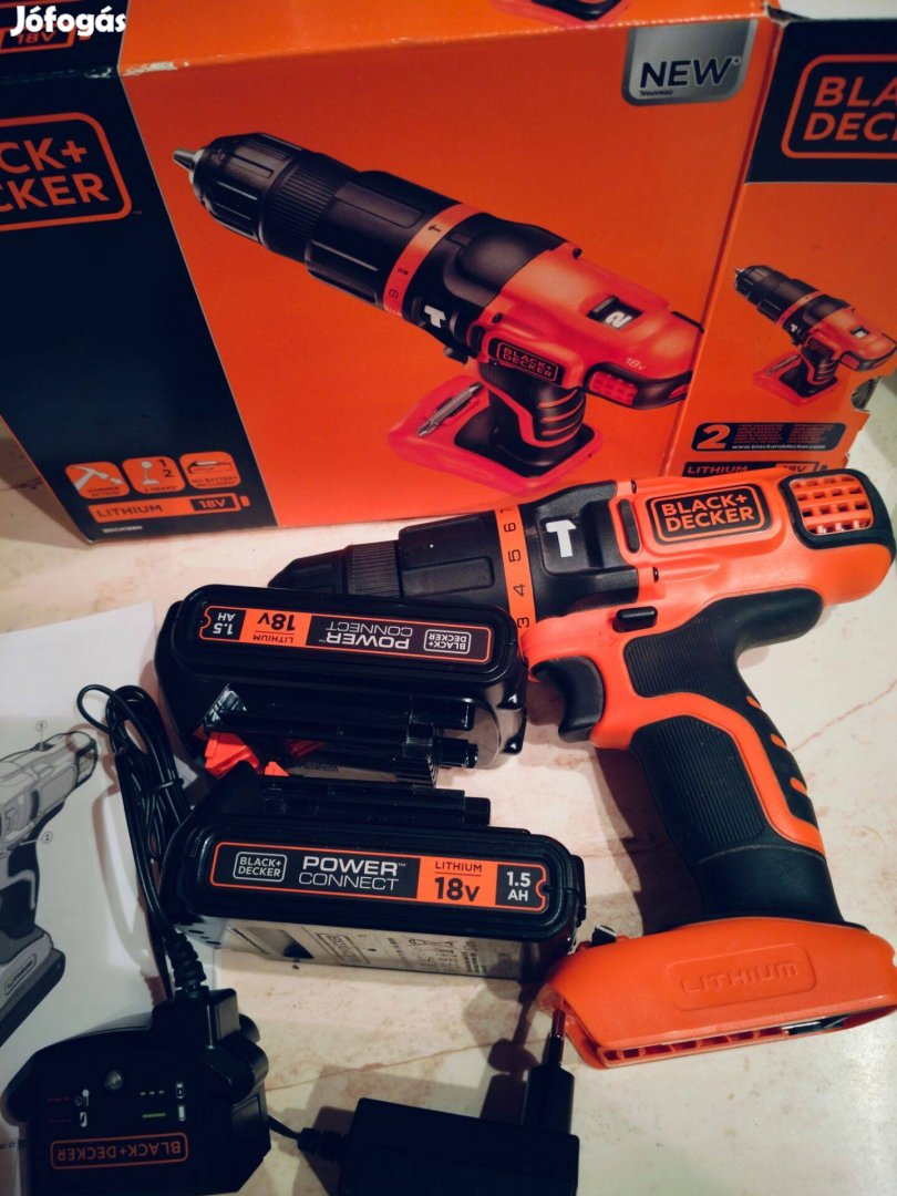 Black and decker ütve fúró csavarozó 18V