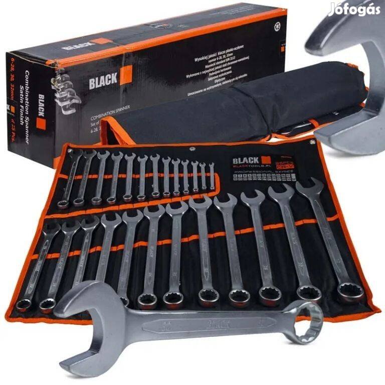 Black csillag-villáskulcs szett 25db-os készlet 6-32mm