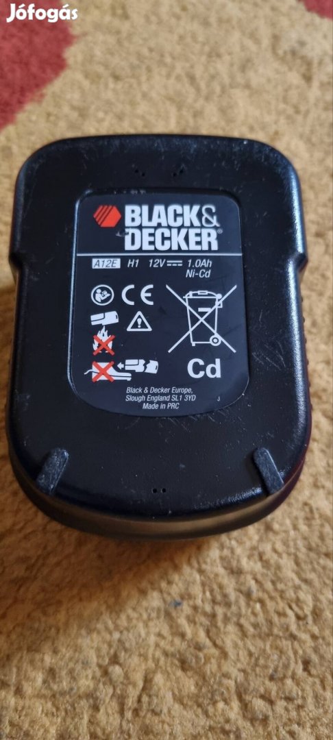 Black&decker 12V akkumulátor 