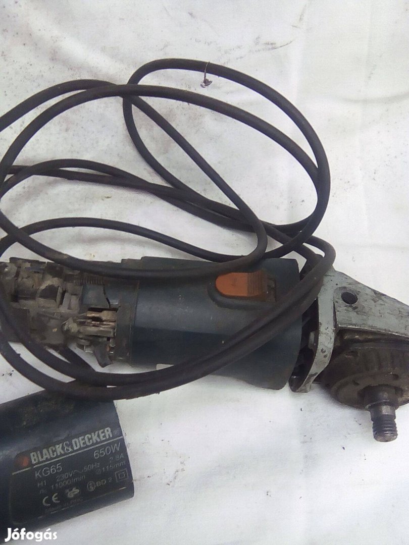 Black&decker KG 65 elektromos sarokcsiszoló,flex,sikitó alkatrésznek