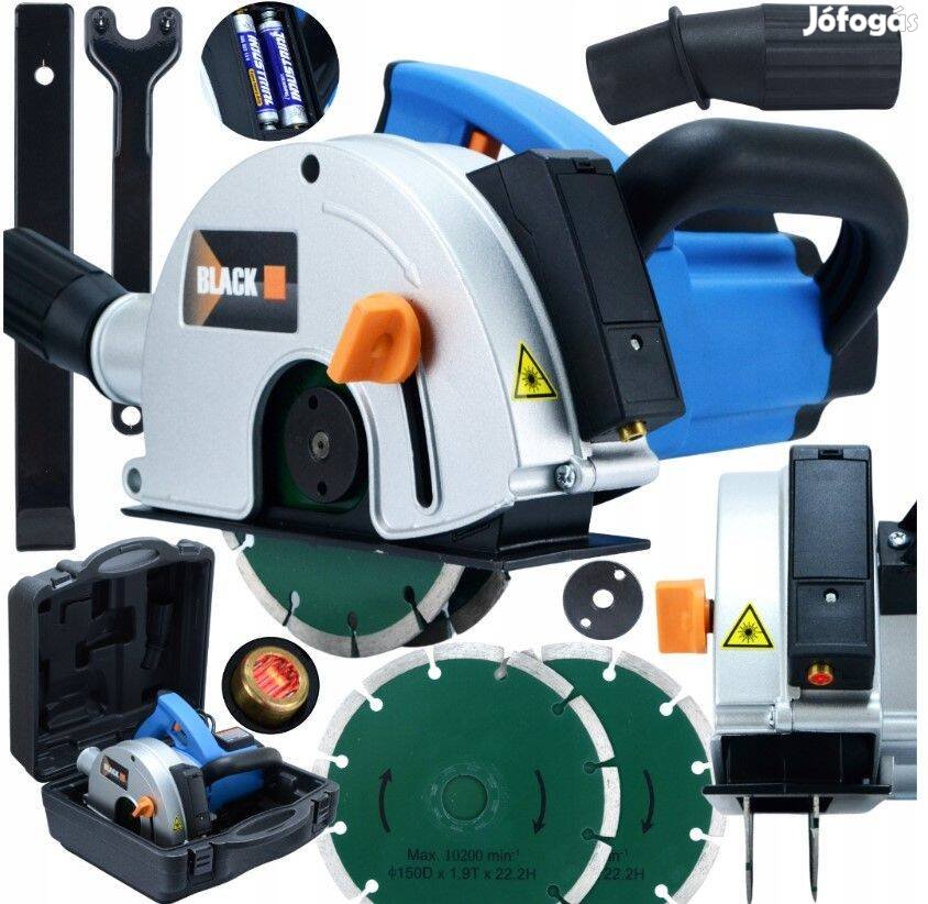Black elektromos lézeres falhoronymaró marógép 1700W