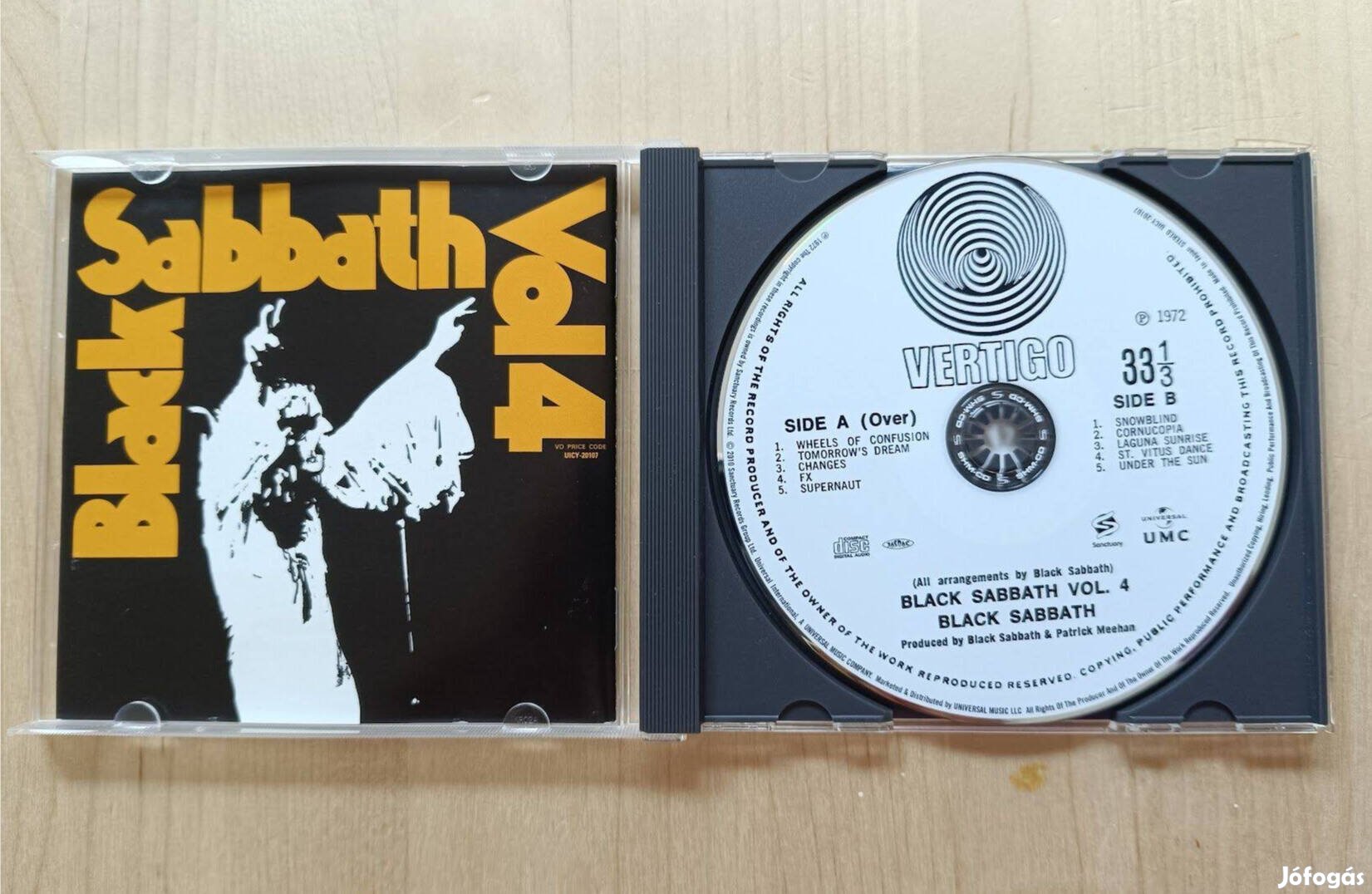 Black sabbath Vol 4 SHM cd