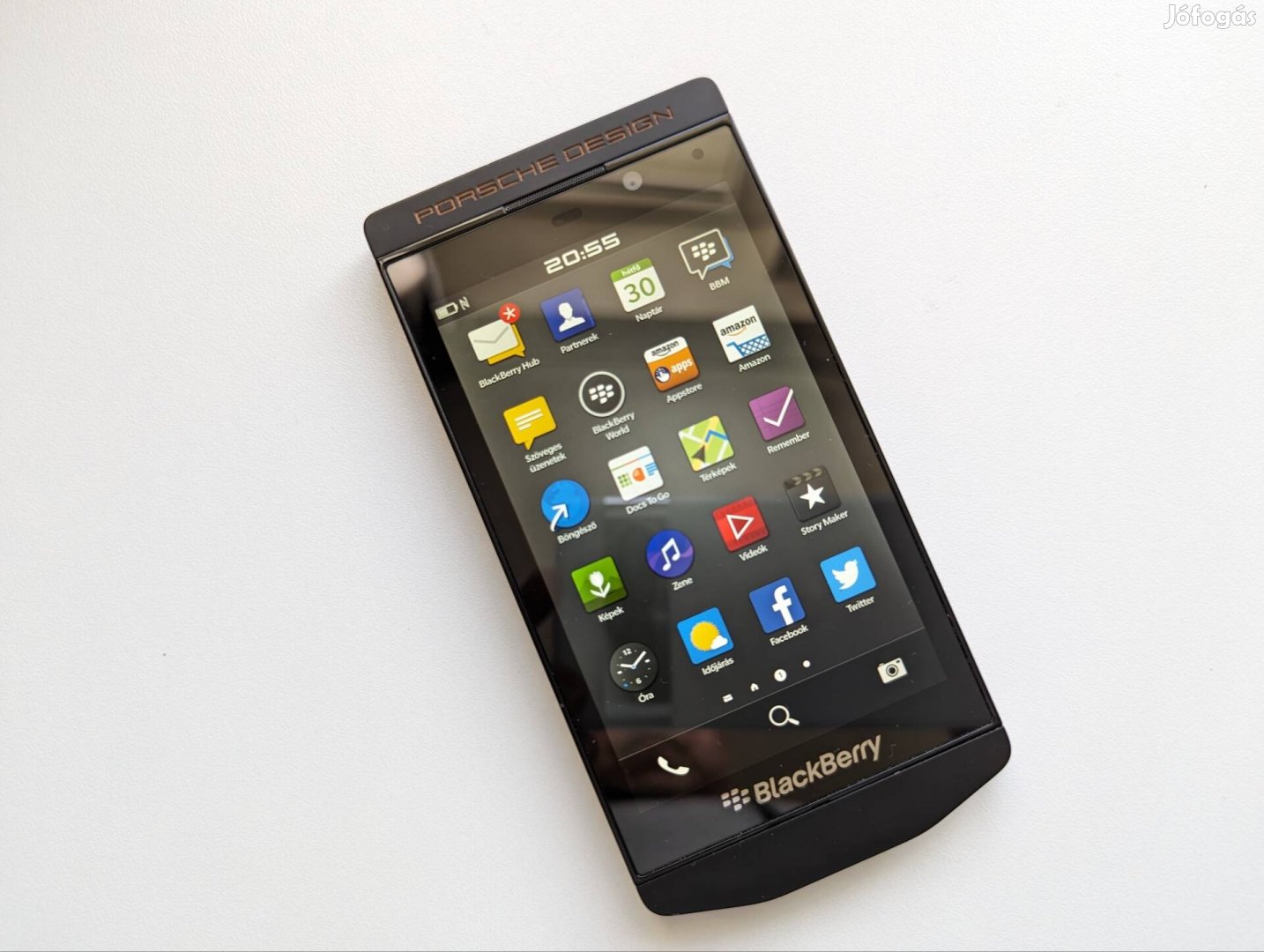 Blackberry P'9982 újszerű Porsche Design Dobozzal Tartozékokkal