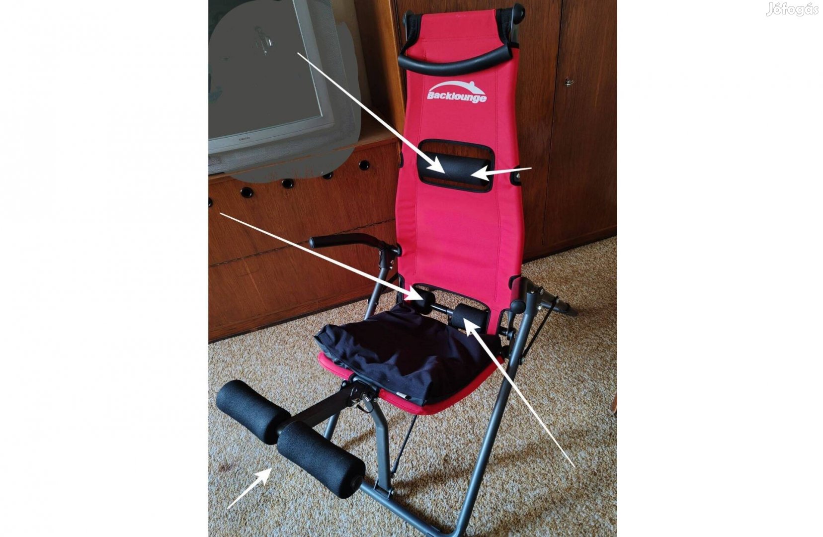 Blacklounge inverziós edzőpad Eladó!