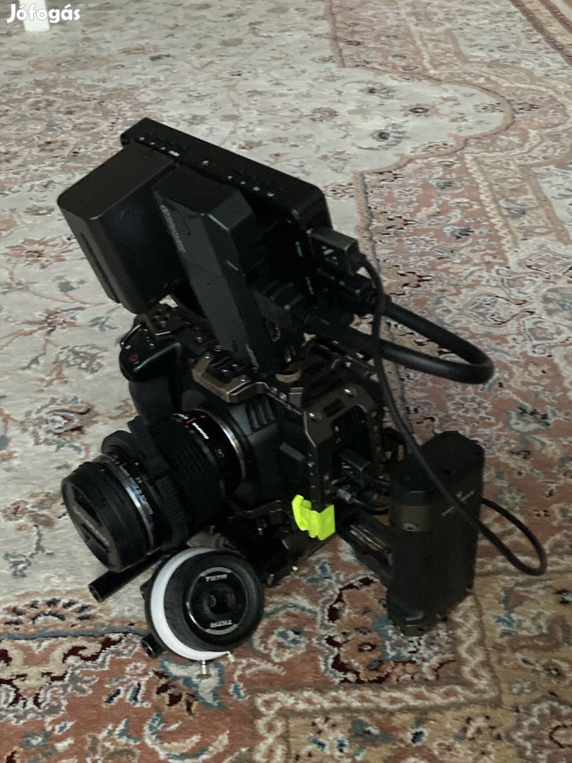 Blackmagic Pocket 4K & Olympus Pro Profi Kameraszett (Hollyland, 2TB