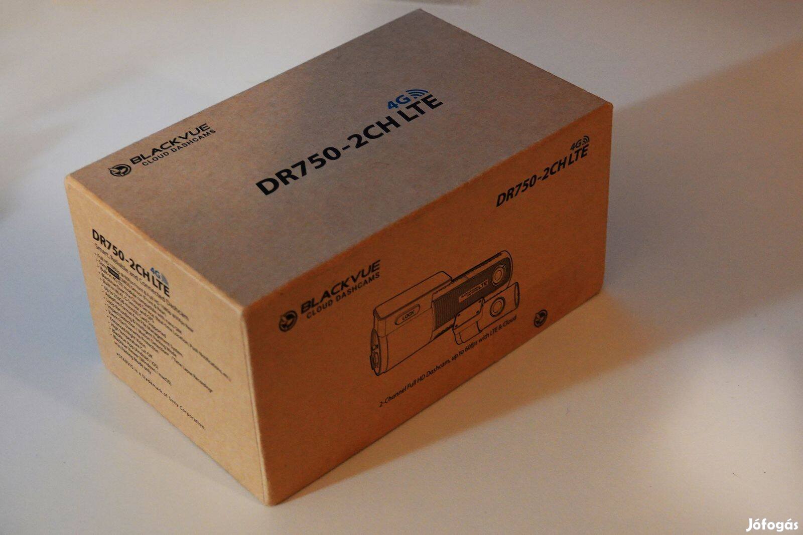 Blackvue DR750-2CH LTE 4G Sim-kártyás menetrögzítő dash kamera