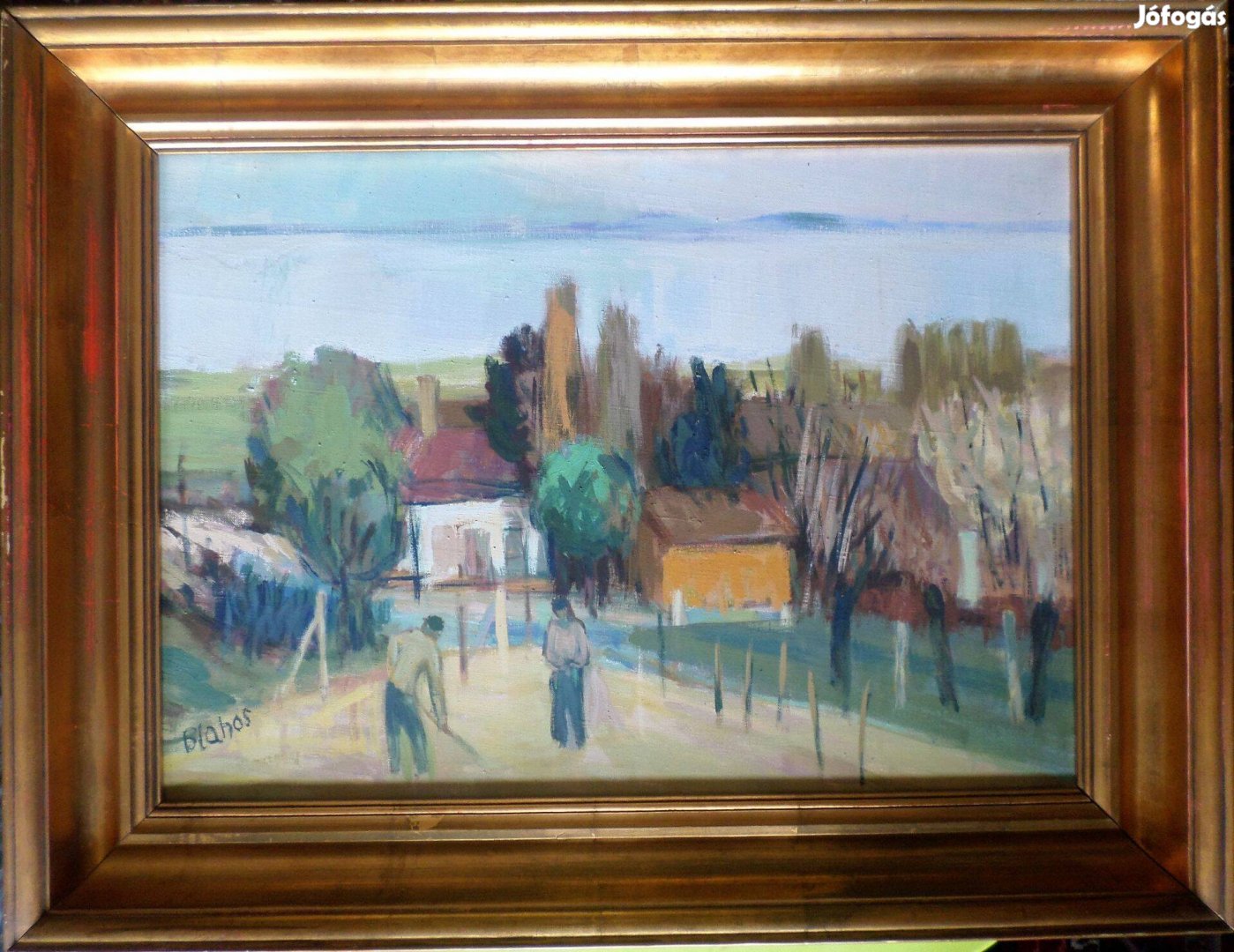 Blahos Rudolf: Tavaszi munka (Balaton)