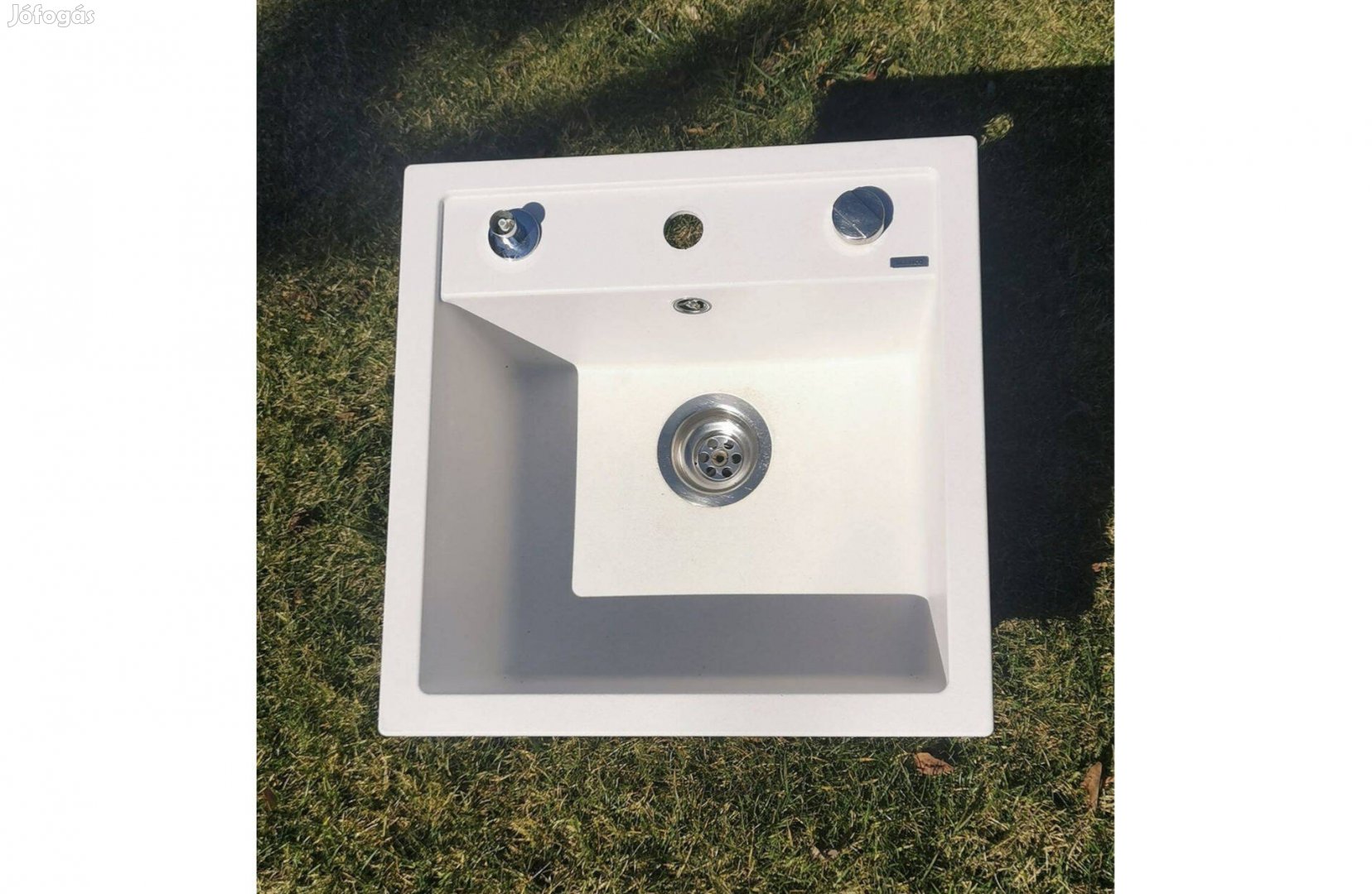 Blanco Dalago 5 granit egytálcás konyhai mosogató fehér