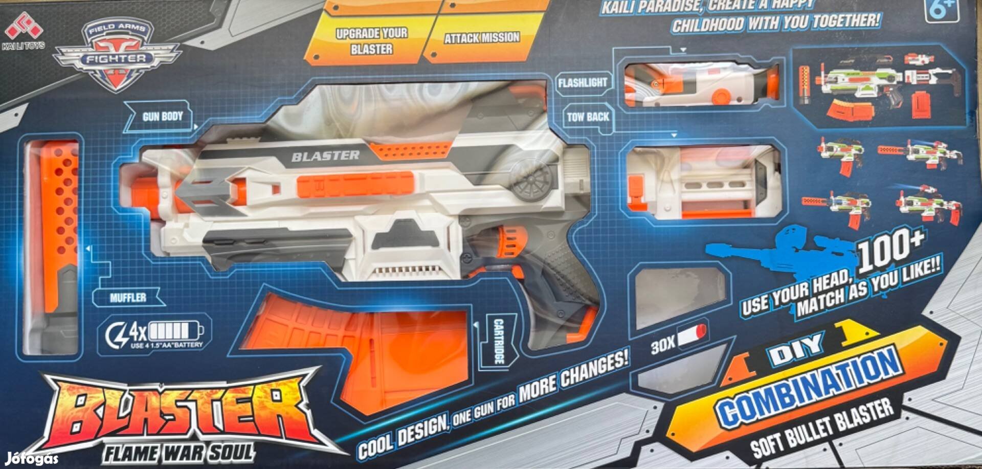 Blaster flame war soul játékfegyver