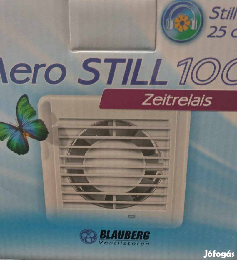 Blauberg Aero 125 SH ventilátor húzózsinórral, időrelével