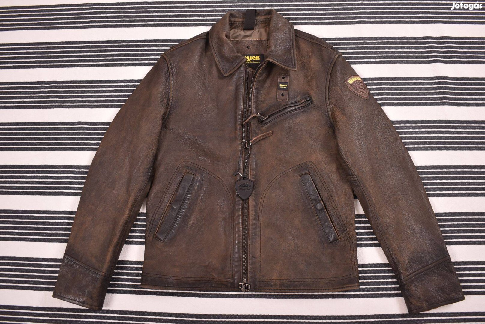 Blauer bőrdzseki 2026