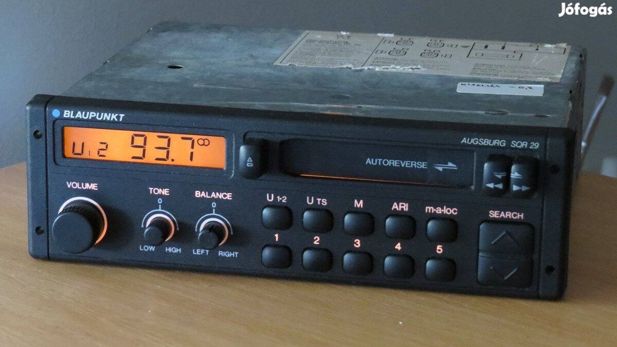 Blaupunkt Augsburg SQR 29 régi retro rádió autórádió