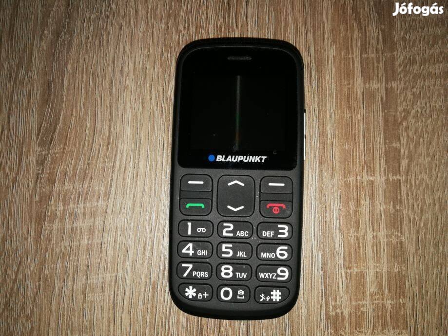 Blaupunkt BS 02 Nagymama telefon, töltőjével, akkumulátor nélkül