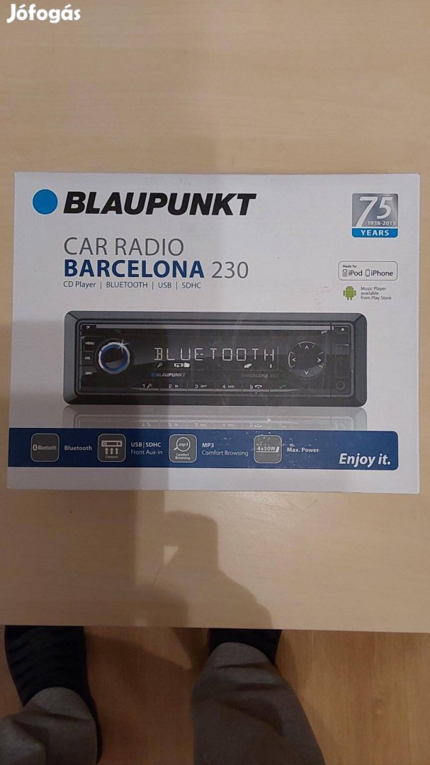 Blaupunkt Barcelona 230 autóhifi fejegység, 4x50W,