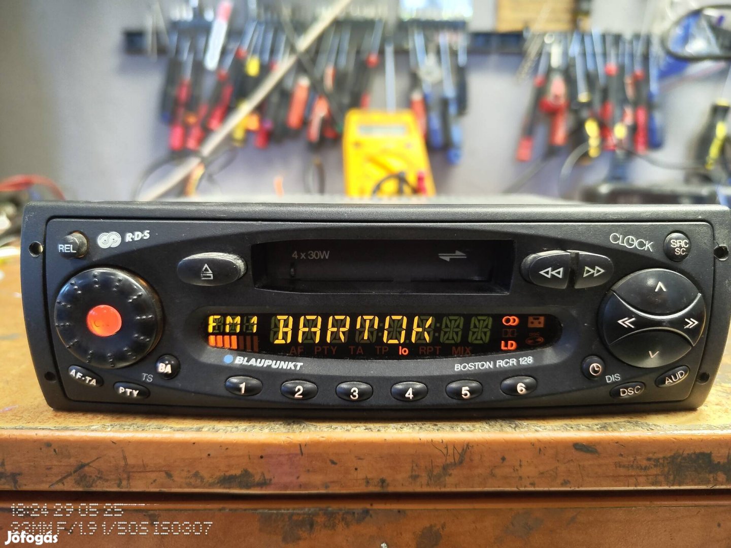 Blaupunkt Boston RCR 128 kazettás autórádió 