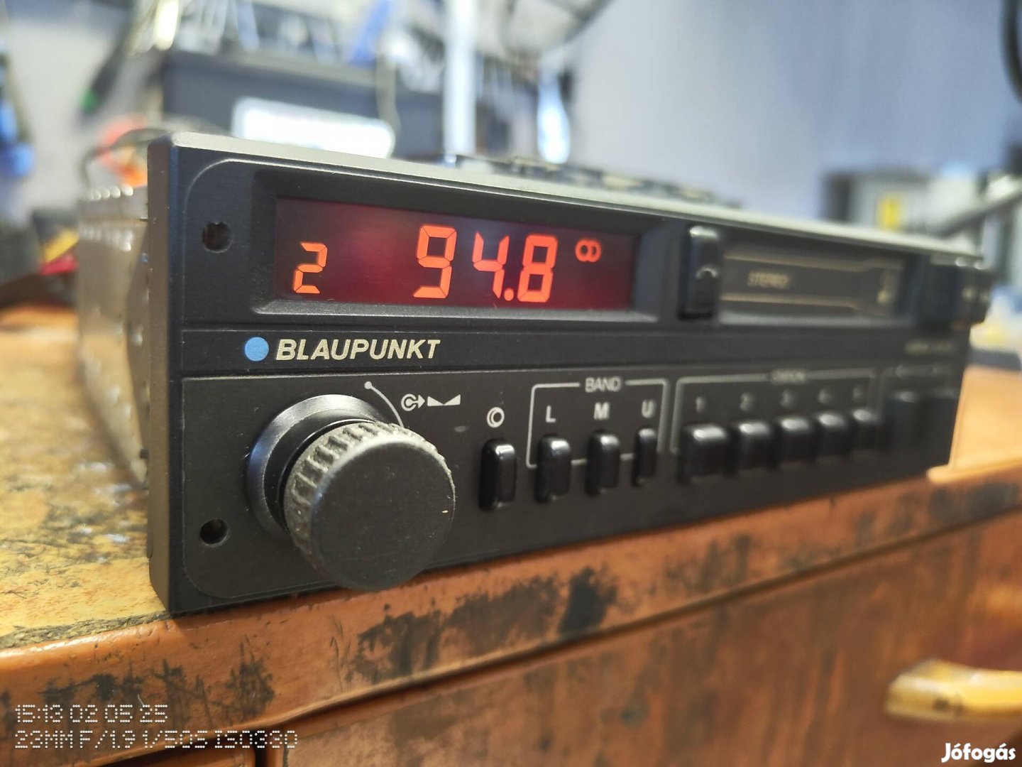 Blaupunkt Boston SQM23 kazettás autórádió retro