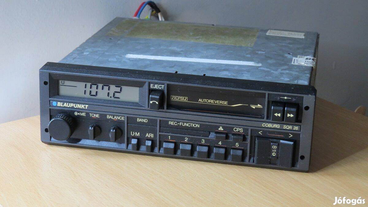 Blaupunkt Couburg SQR 26 régi retro rádió autórádió