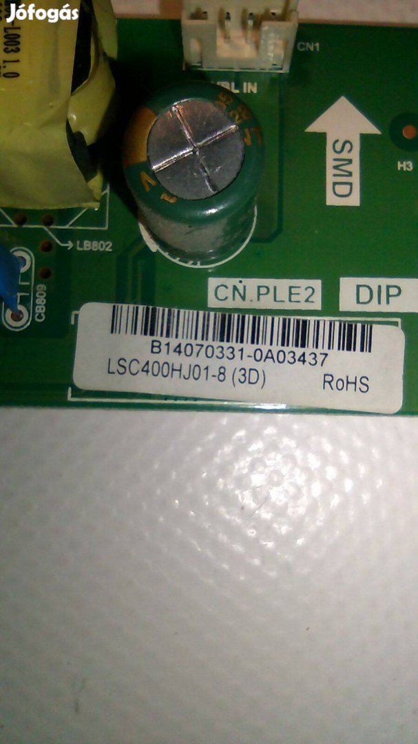 Blaupunkt LSC400HJ01-8 3D LED Driver LED Vezérlő