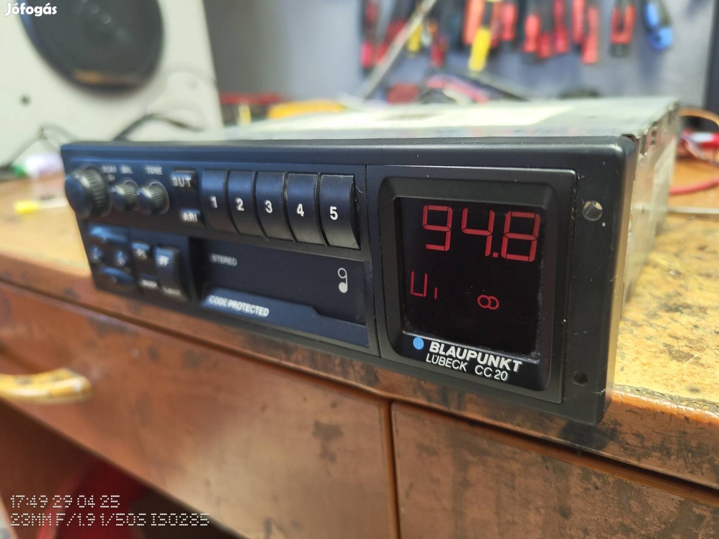 Blaupunkt Lubeck CC20 kazettás autórádió 