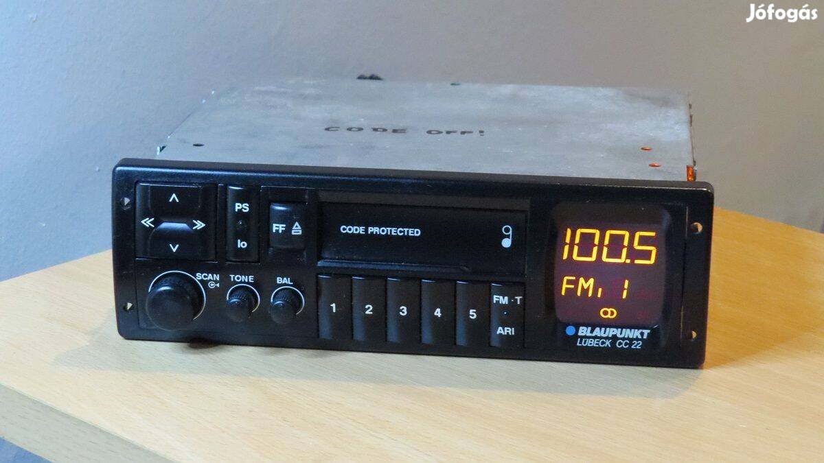 Blaupunkt Lübeck CC 22 retro rádió autórádió