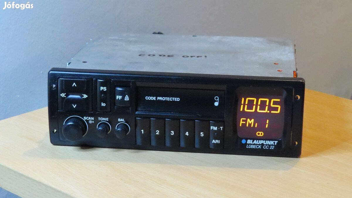 Blaupunkt Lübeck CC 22 retro rádió autórádió