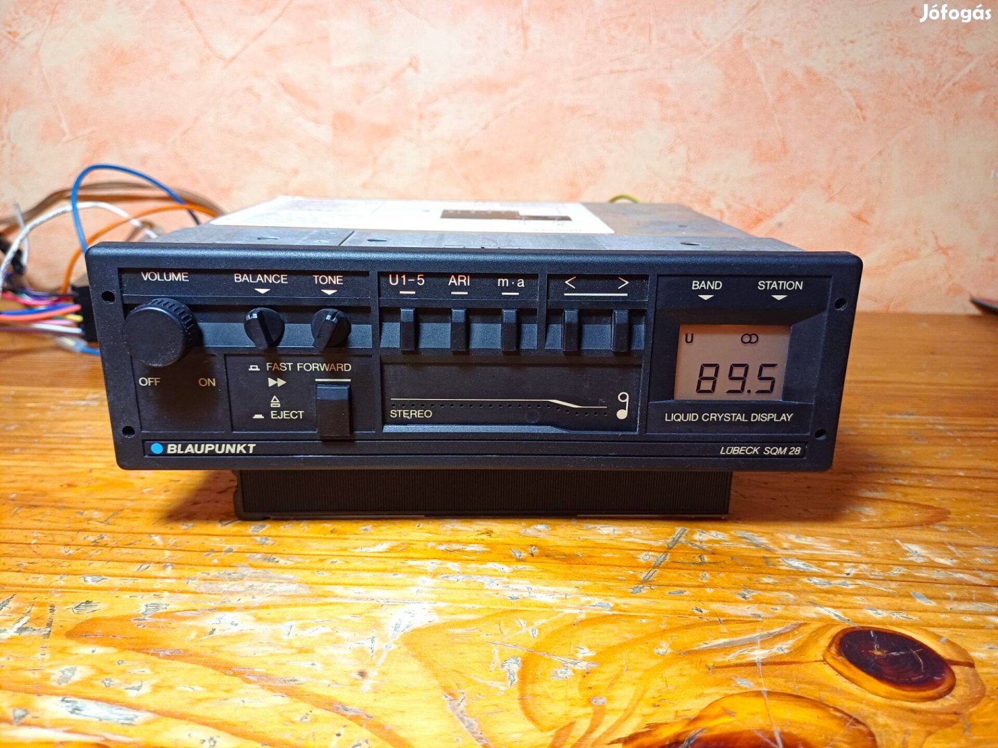 Blaupunkt Lübeck retro autórádió 1989-ból