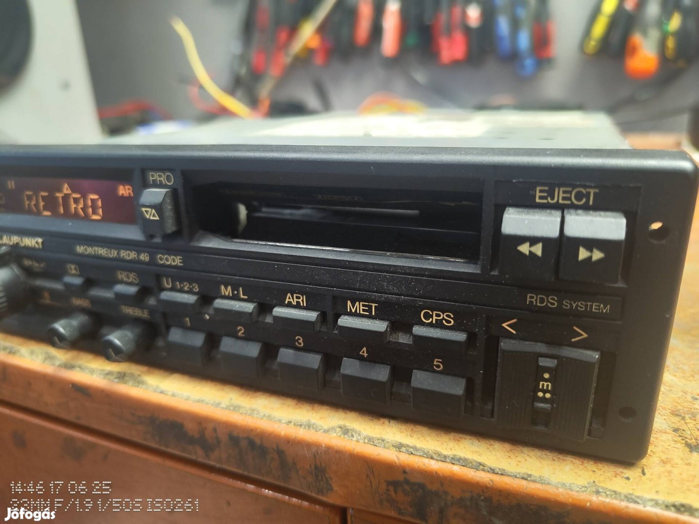 Blaupunkt Montreux RDR 49 kazettás autórádió 