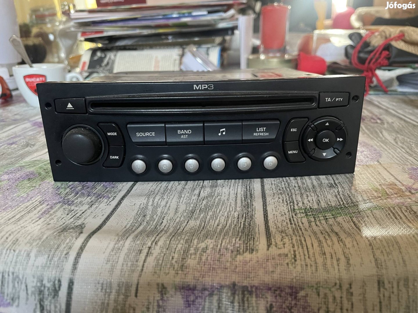 Blaupunkt RD4 N2 MP3 Autórádió Peugeot Citroen 