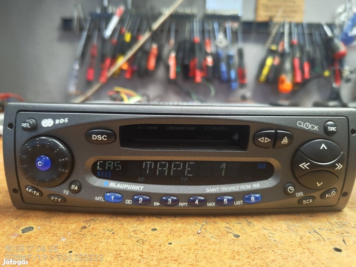 Blaupunkt Saint Tropez RCM 168 kazettás autórádió 