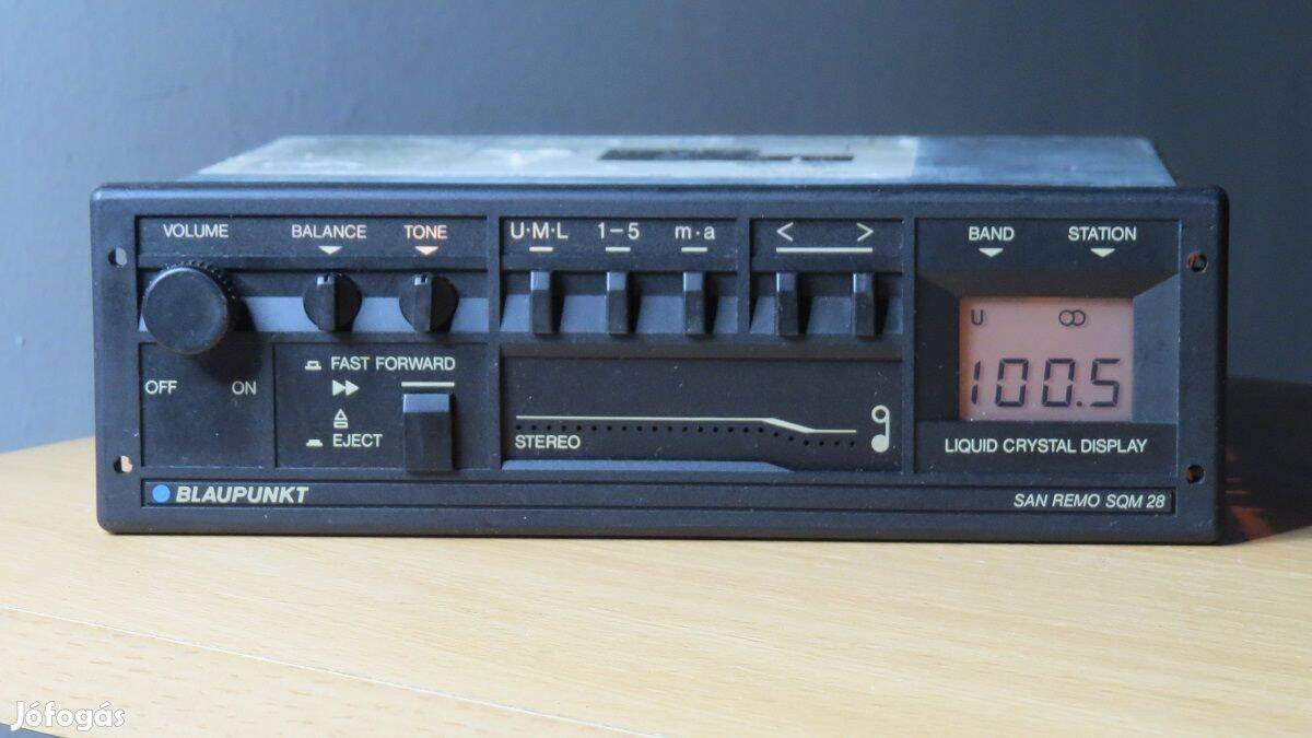 Blaupunkt San Remo SQM 28 régi retro autórádió