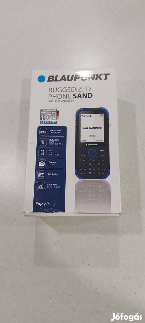 Blaupunkt Sand Mobiltelefon, Kártyafüggetlen, Dual SIM, Kék/Fekete