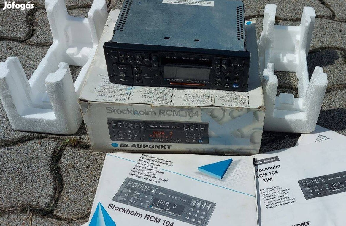 Blaupunkt Stockholm RCM 104 autórádió