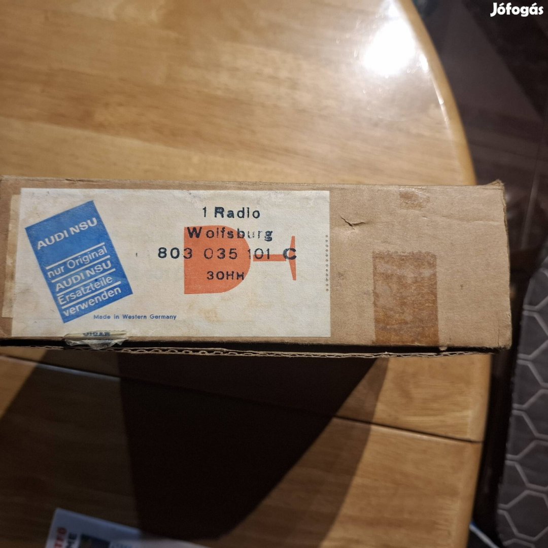 Blaupunkt Wolfsburg veterán autórádió