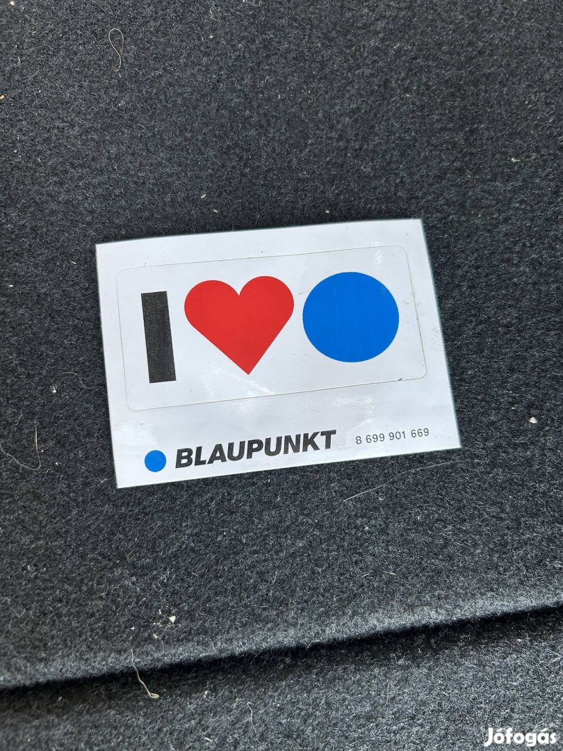 Blaupunkt gyári matrica gyűjtőknek