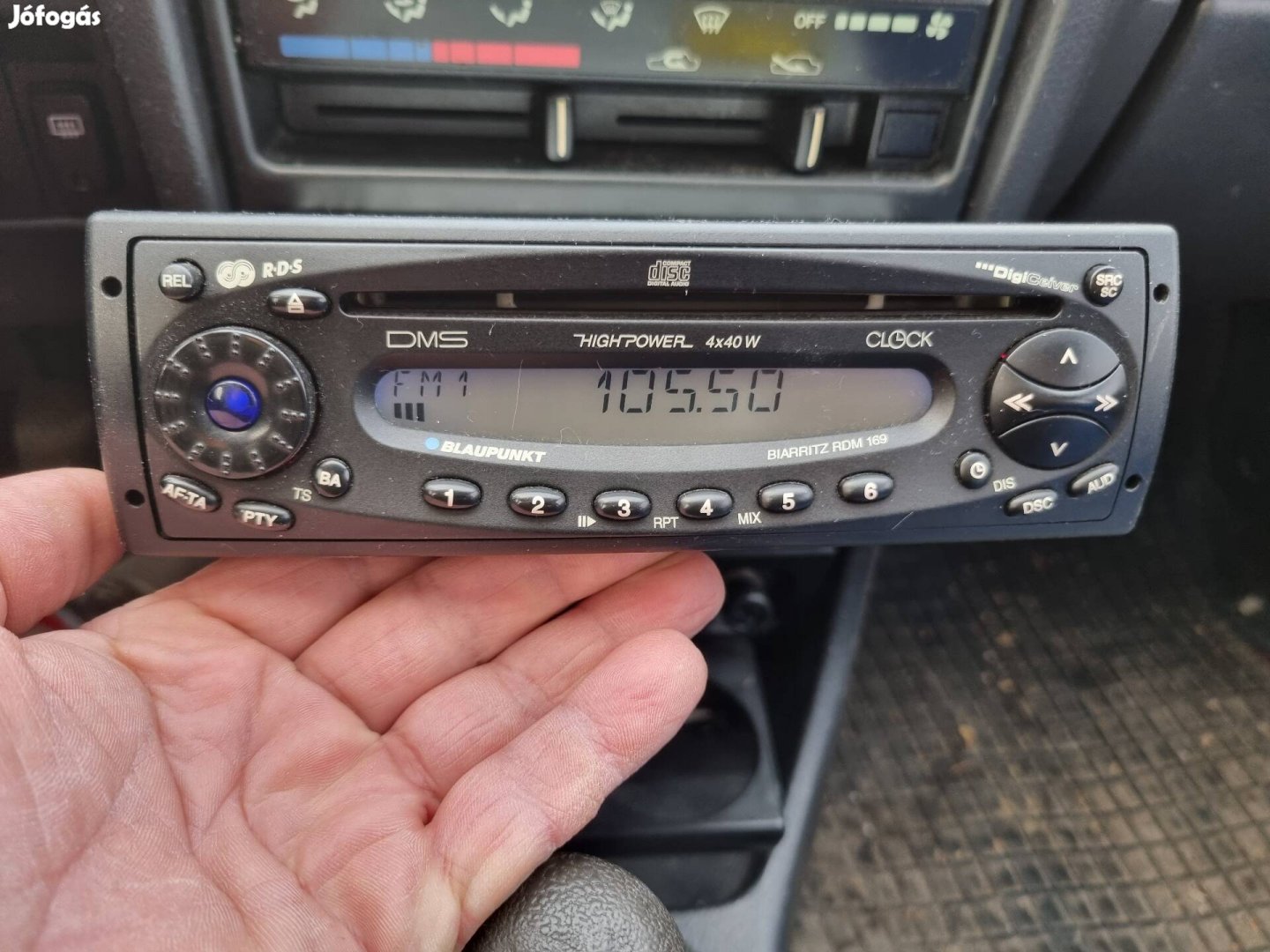 Blaupunkt mp3,cd,aux  fejegység. 