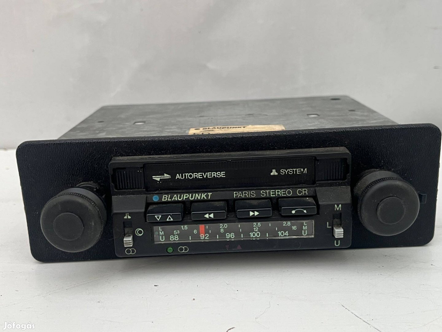 Blaupunkt paris cr stereo autós rádió magnó ritka BMW Golf GTI