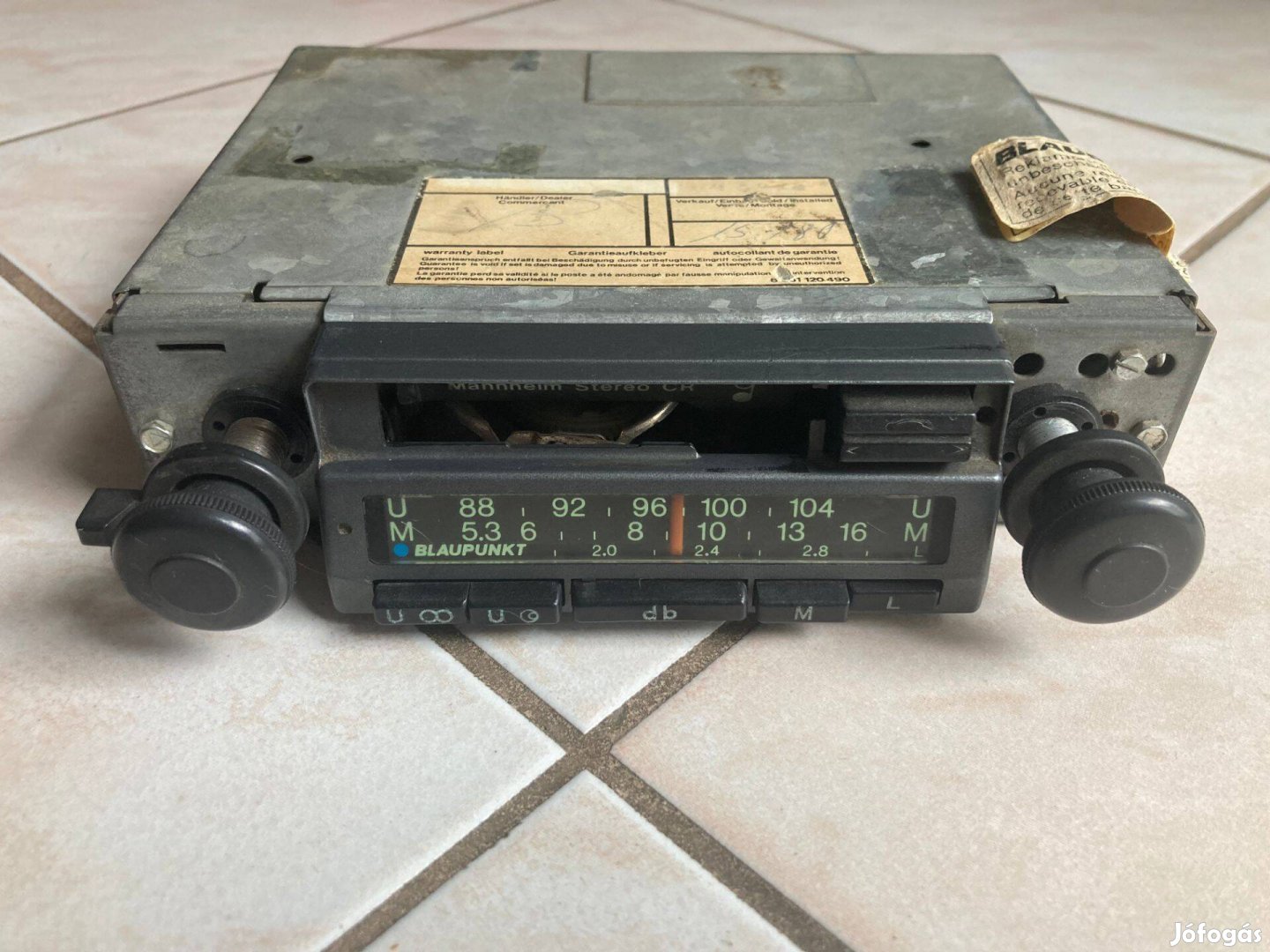 Blaupunkt veterán, oldtimer rádiósmagnó