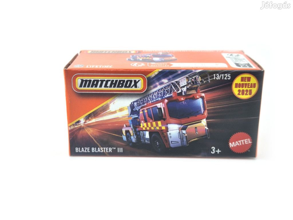 Blaze Blaster III tűzoltóautó tűzoltó - 13/125 -  Matchbox - 1:64
