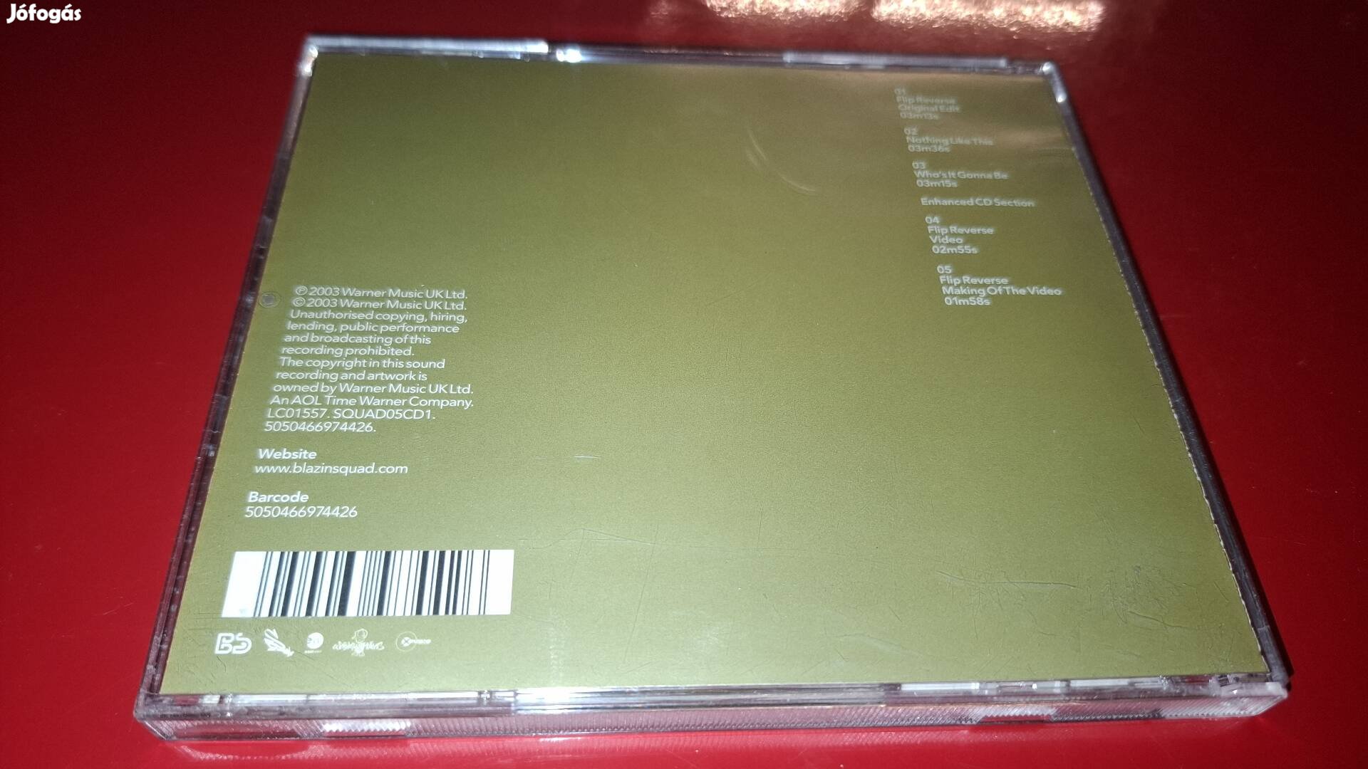 Blazin Squad Flip Reverse Cd 2003 Hip-Hop