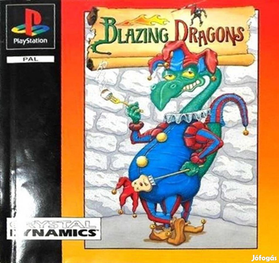 Blazing Dragons, Boxed PS1 játék
