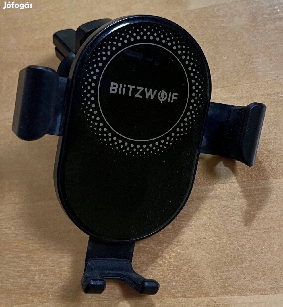 Blitzwolf BW-CW1 Nem használt, vezeték nélküli autós telefontöltő vent