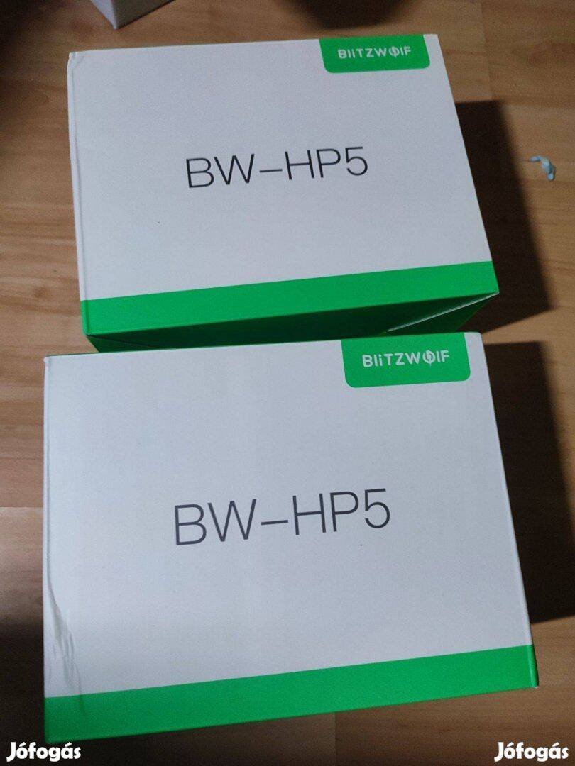 Blitzwolf BW-HP5 fekete zajszűrős Bluetooth fejhallgató