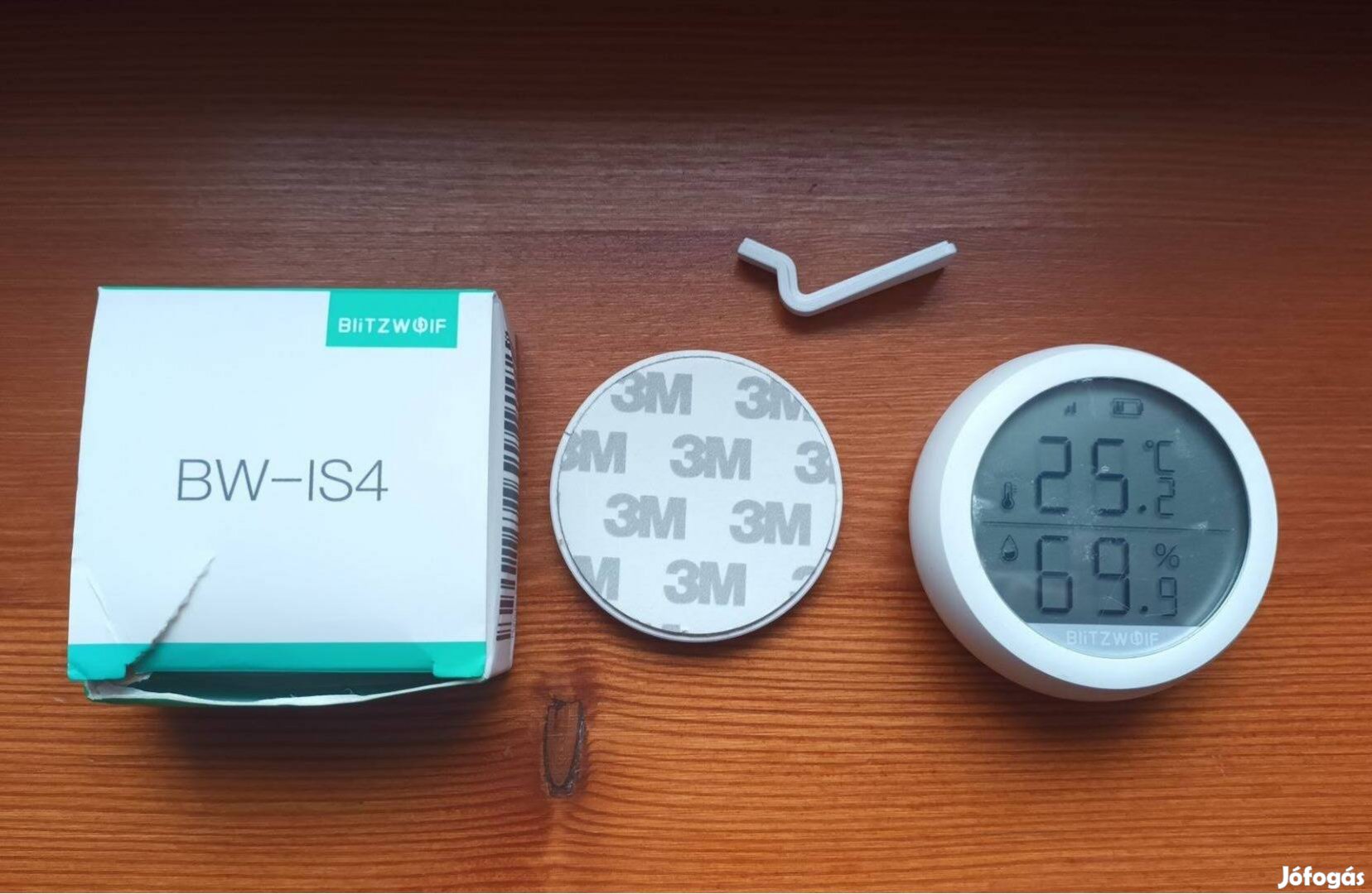 Blitzwolf BW-Is4 zigbee hőmérséklet és páratartalom mérő