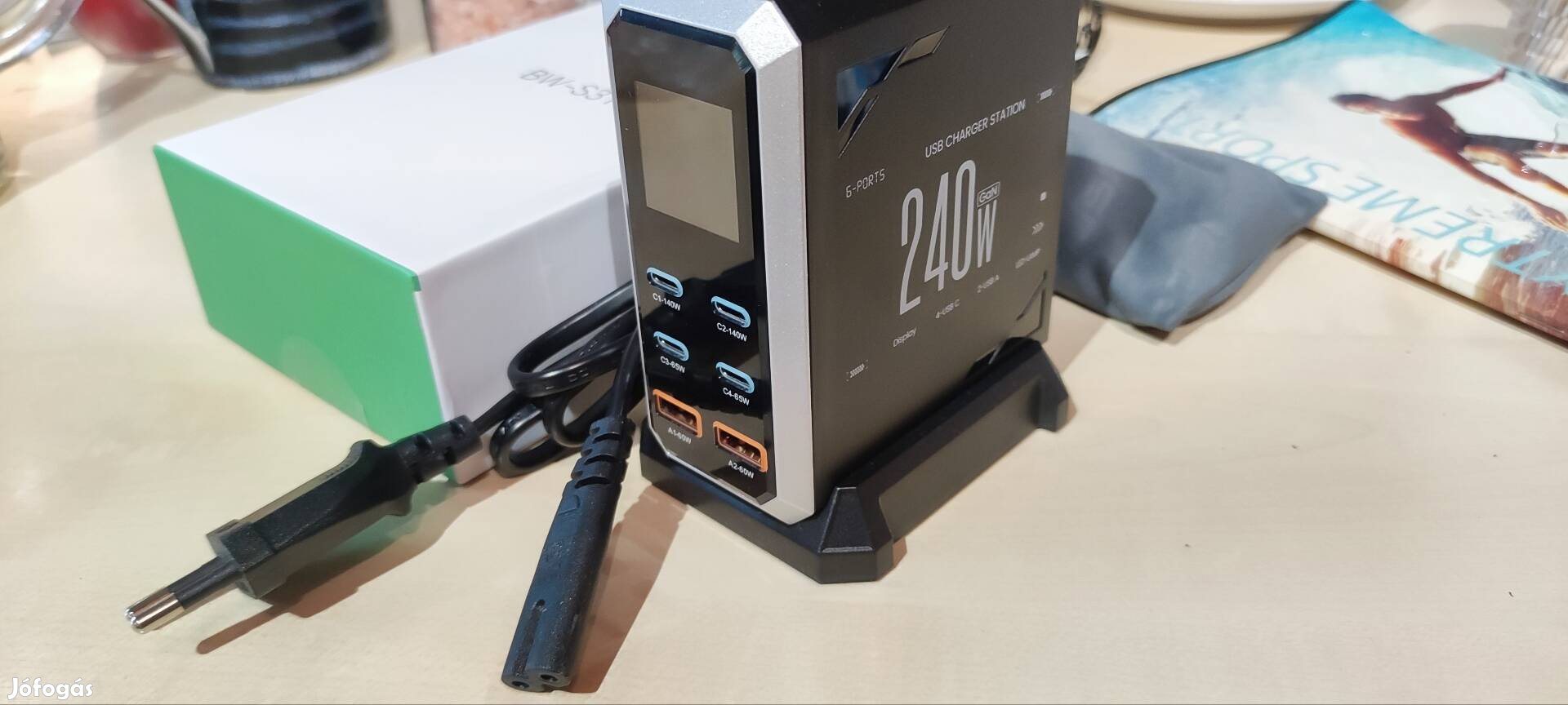 Blitzwolf BW-S31 GaN 240W töltő